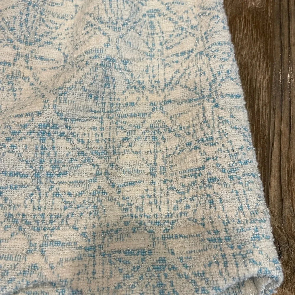 NWT Girls blue and cream skirt by Brown Bowen & Co Size 10